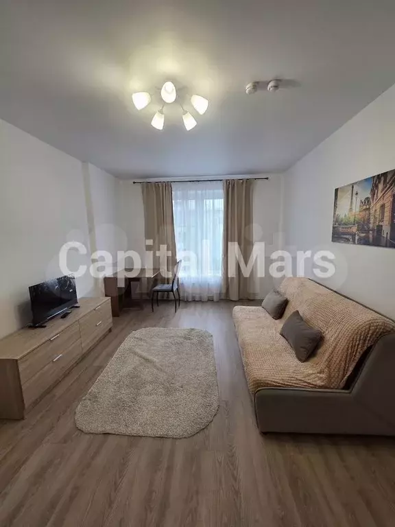 1-к. квартира, 38 м, 4/13 эт. - Фото 1