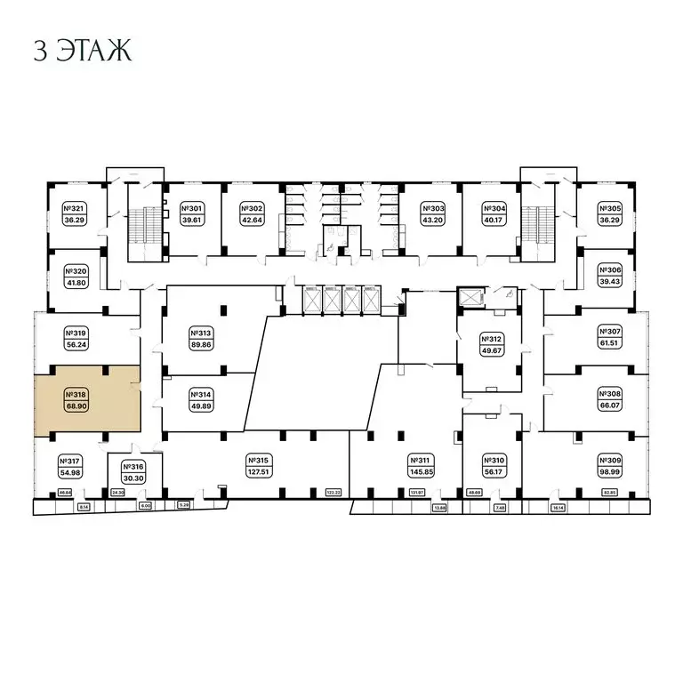 Офис (68.9 м) - Фото 1