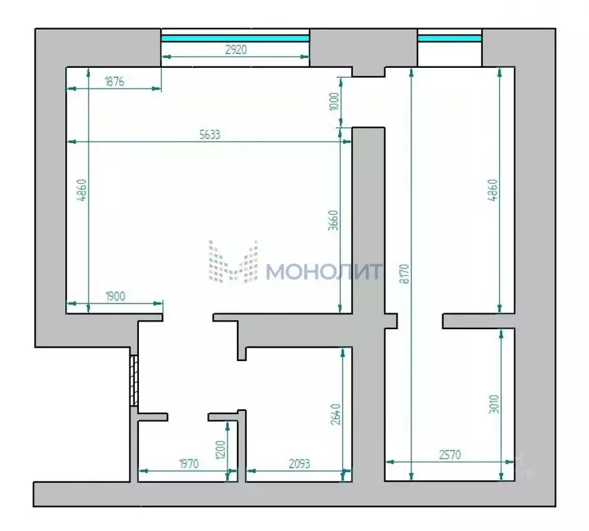 2-к кв. Нижегородская область, Нижний Новгород д. Афонино, ул. ... - Фото 2