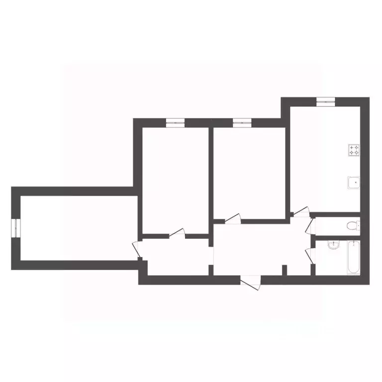 3-к кв. Тюменская область, Тюмень ул. Николая Зелинского, 19 (80.3 м) - Фото 1