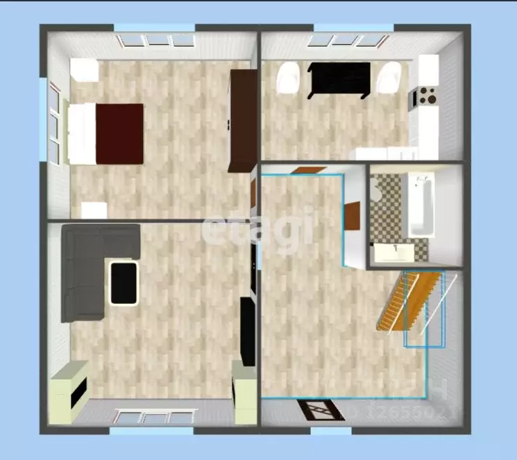 3-к кв. Костромская область, Кострома Комсомольская ул., 31Б (84.0 м) - Фото 1