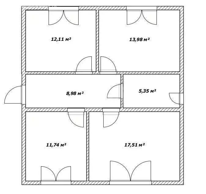 Дом в хутор Семигорский, улица Александра Шаповалова (73 м) - Фото 1