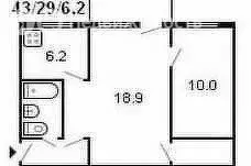 2-комнатная квартира: Тула, улица Фридриха Энгельса, 151 (43 м) - Фото 2