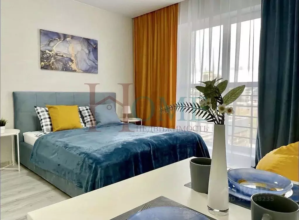 Студия Новосибирская область, Новосибирск Обская ул., 46/2 (27.0 м) - Фото 1