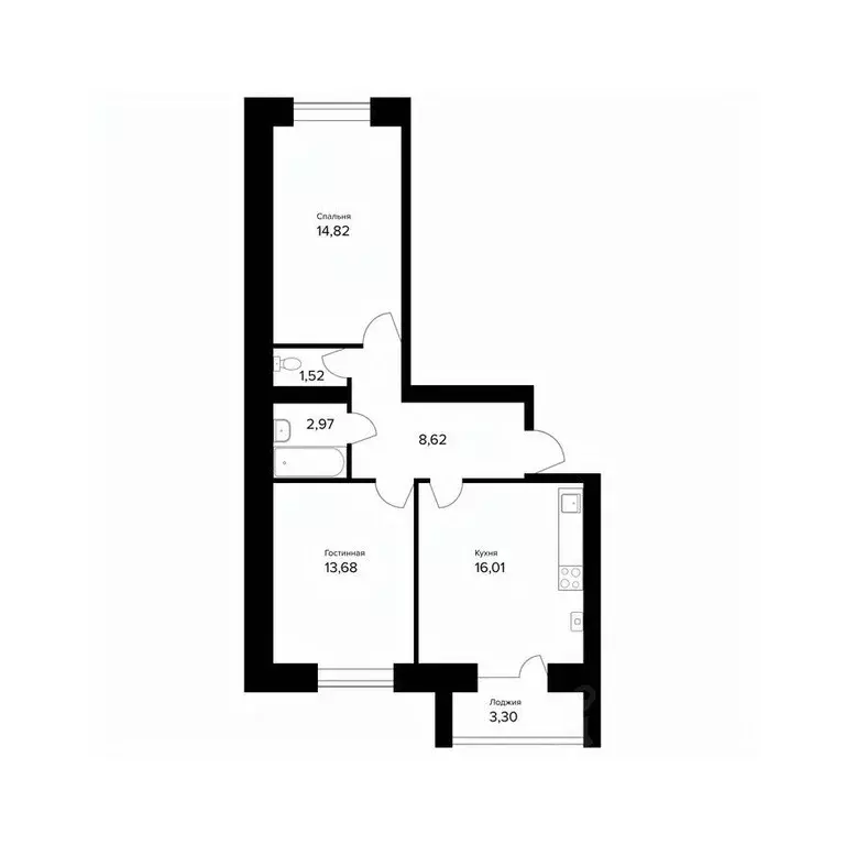 2-к кв. Ярославская область, Ярославль пос. Норское, Норские ... - Фото 1