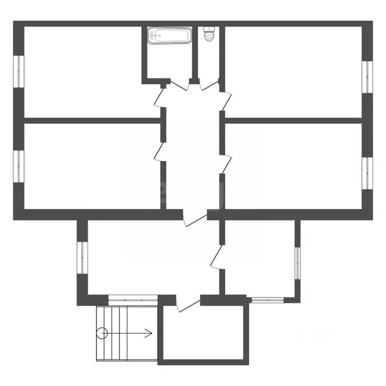 Дом в Амурская область, Райчихинск Школьная ул. (63 м) - Фото 2