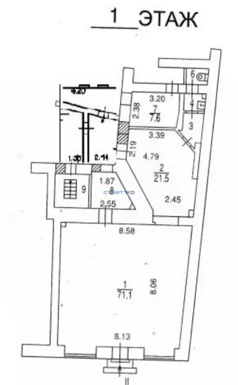 Торговая площадь в Москва ул. Покровка, 32 (134 м) - Фото 1