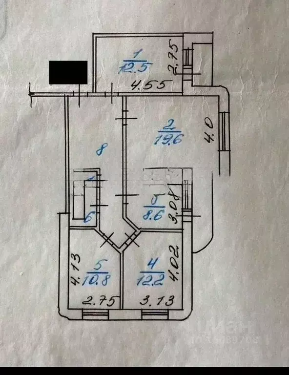 4-к кв. Белгородская область, Белгород ул. Плеханова, 10А (85.6 м) - Фото 2