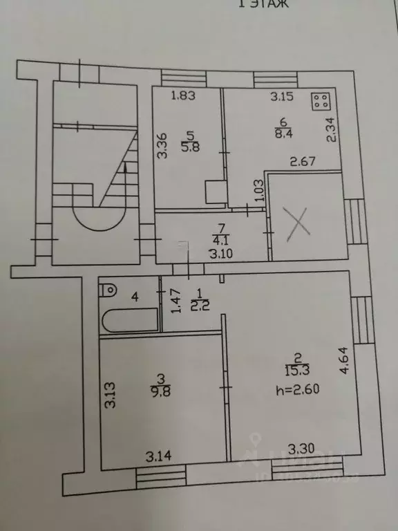 3-к кв. Тверская область, Кашин ул. Ленина, 1А (48.0 м) - Фото 1