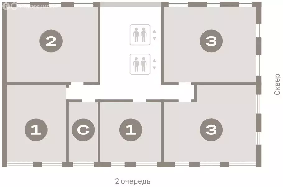 2-комнатная квартира: Новосибирск, улица Аэропорт (78.15 м) - Фото 1