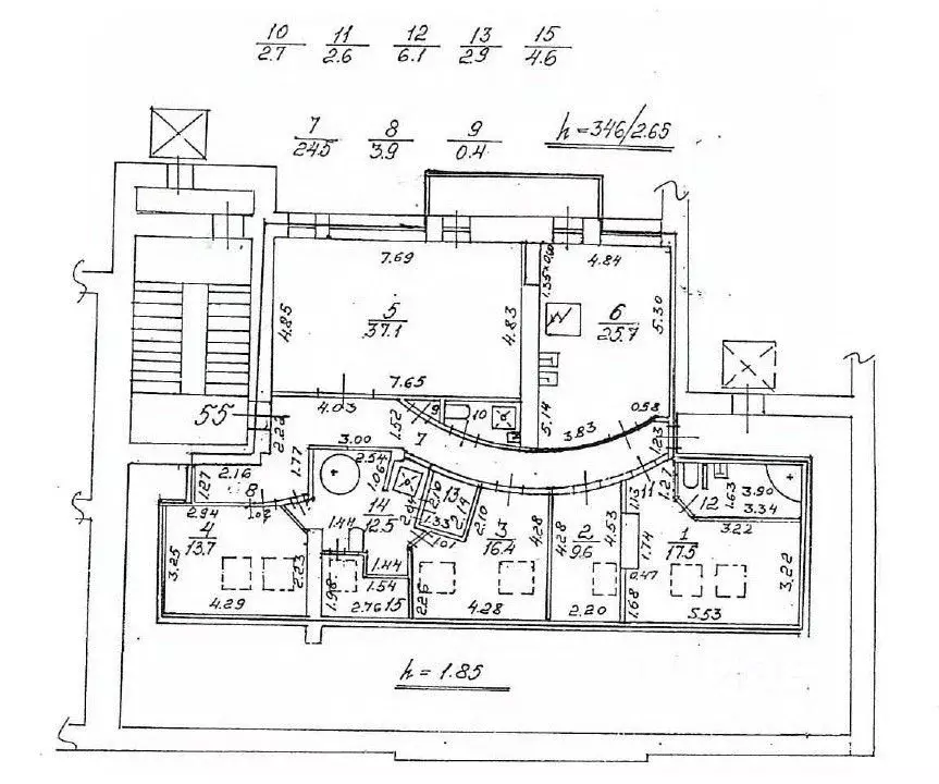 5-к кв. Санкт-Петербург наб. Реки Фонтанки, 25 (180.2 м) - Фото 2