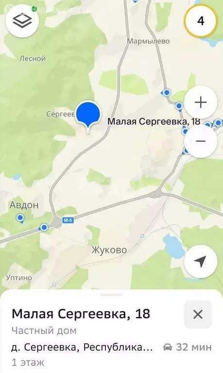 Участок в деревня Сергеевка, улица Малая Сергеевка (24.3 м) - Фото 2