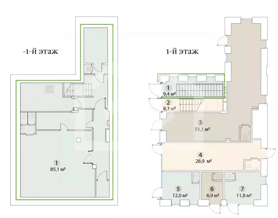 Помещение свободного назначения в Москва ул. Бахрушина, 36/14С3 (95 м) - Фото 2