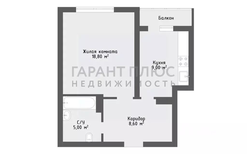 1-к кв. Липецкая область, Липецк ул. А.Г. Стаханова, 77к1 (44.0 м) - Фото 2
