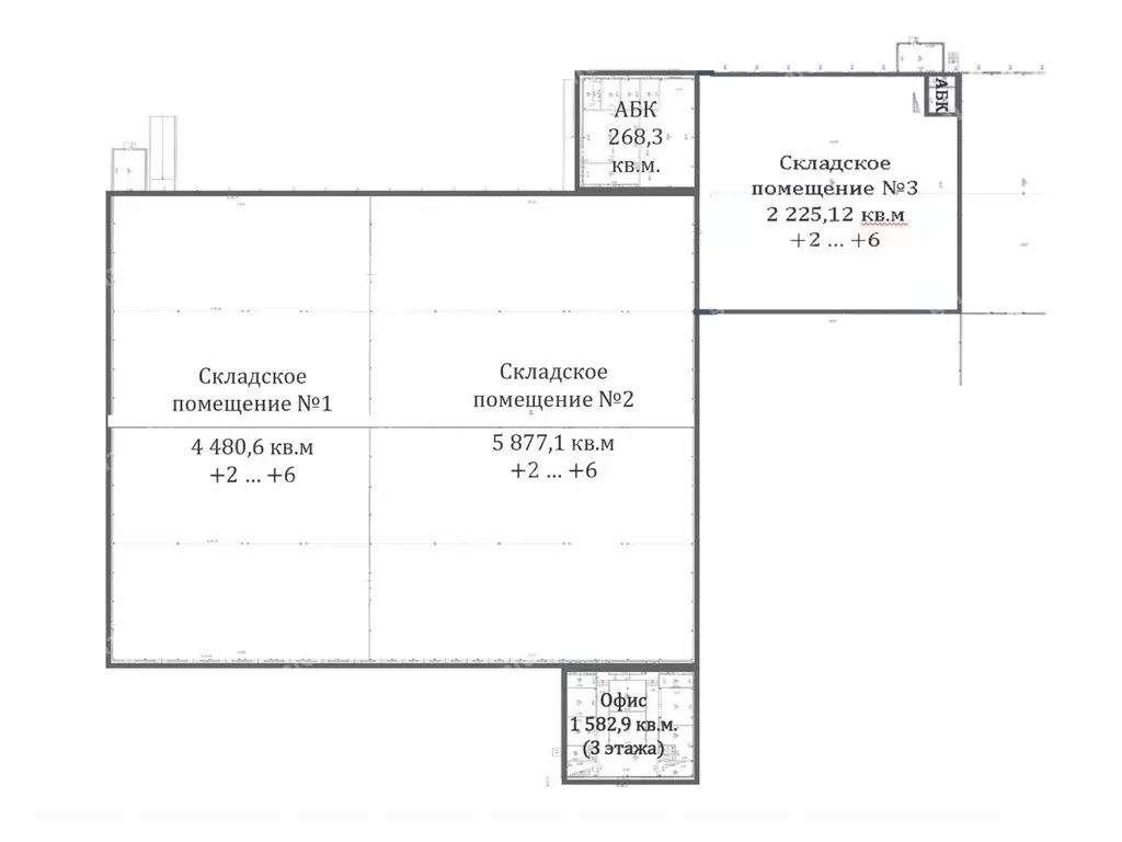 Склад в Санкт-Петербург пос. Шушары, Московское ш., 177к2К (14534 м) - Фото 2
