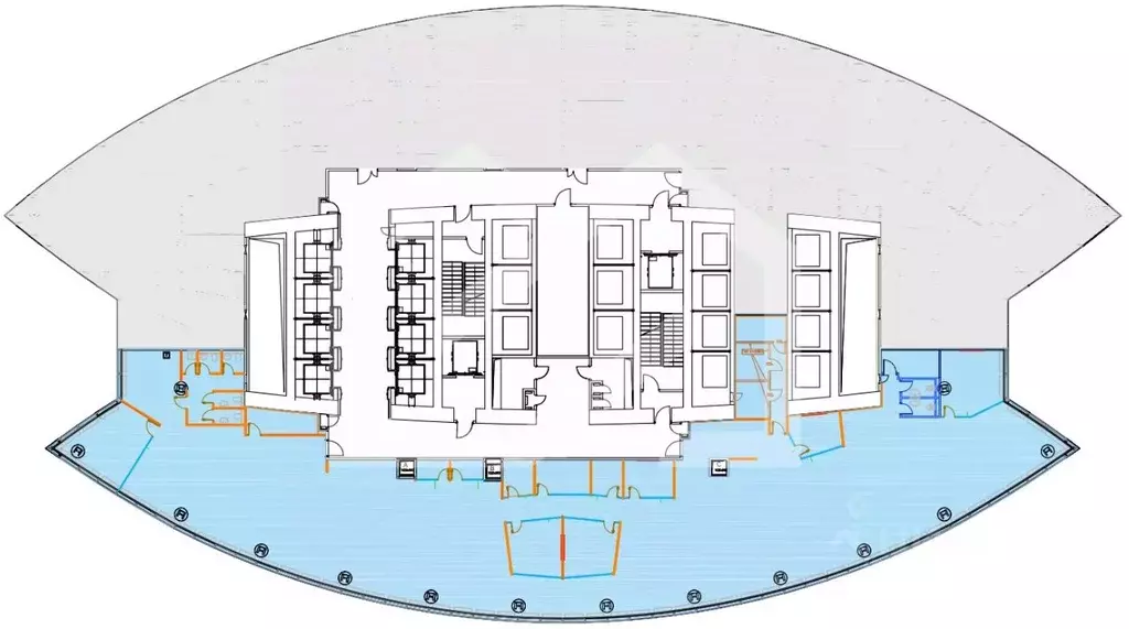 Помещение свободного назначения в Москва наб. Пресненская, 10блокС ... - Фото 2
