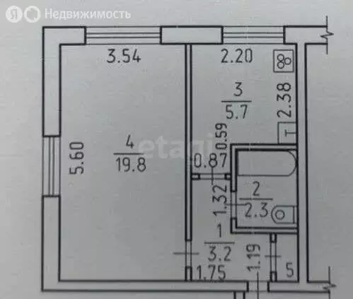 1-комнатная квартира: Ижевск, улица Михаила Петрова, 17 (31 м) - Фото 1