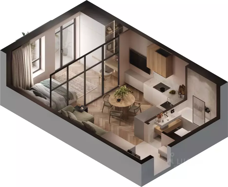 1-к кв. Калининградская область, Зеленоградск Грани жилой комплекс ... - Фото 1