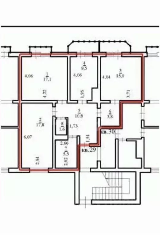 3-к кв. Белгородская область, Белгород ул. Шебекинская, 4 (81.1 м) - Фото 1