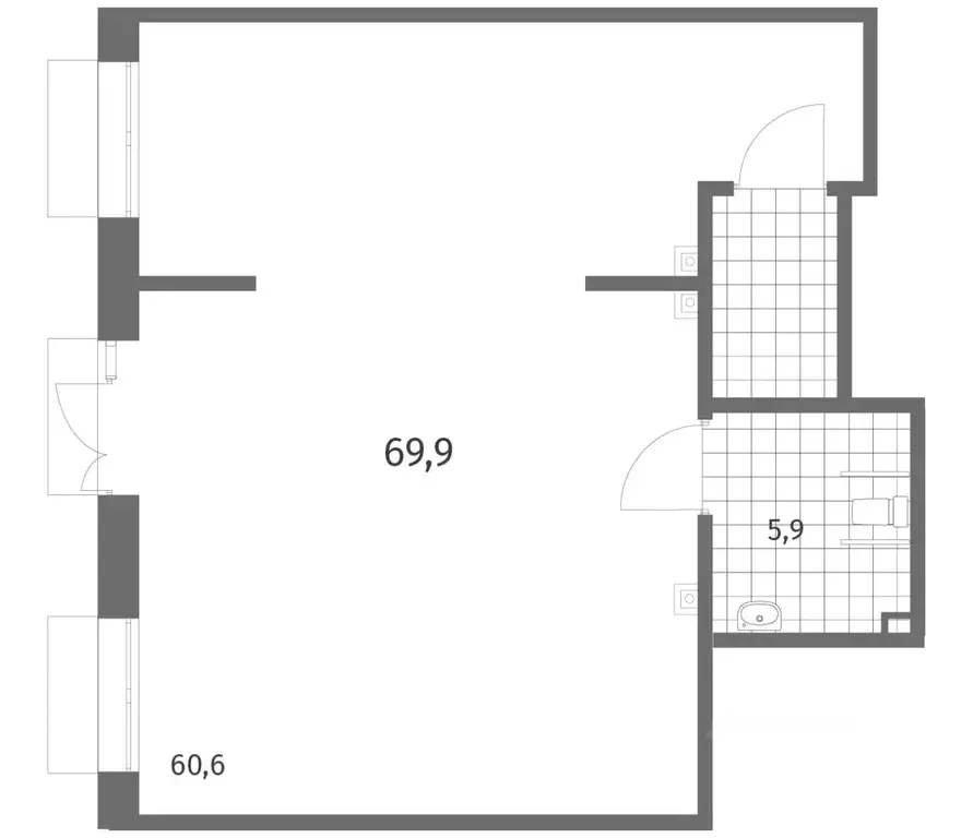 Помещение свободного назначения в Санкт-Петербург ул. Шкиперский ... - Фото 2