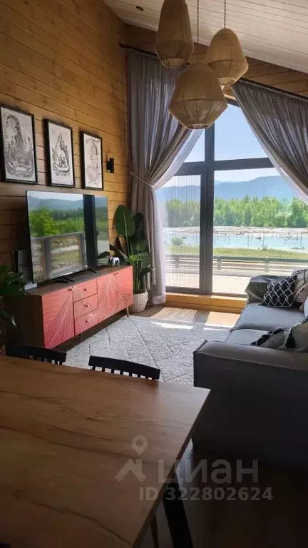 Дом в Алтай, Усть-Коксинский район, с. Усть-Кокса Набережная ул. (50 ... - Фото 1