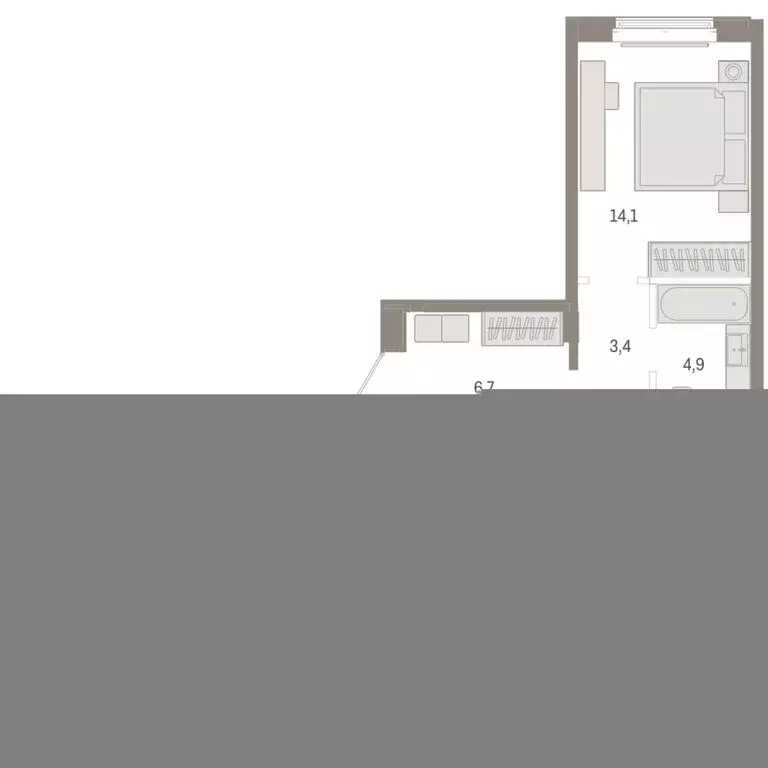 2-комнатная квартира: Тюмень, жилой комплекс На Минской (98.71 м) - Фото 1