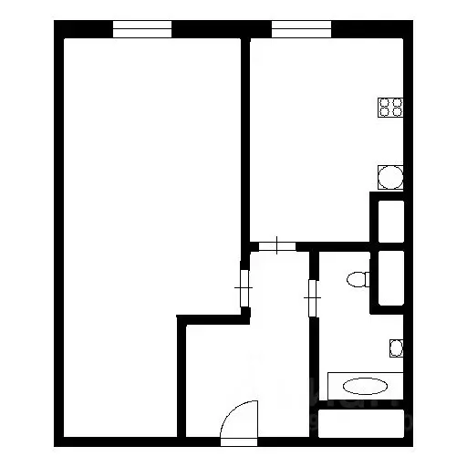 1-к кв. Ленинградская область, Мурино Всеволожский район, аллея ... - Фото 2