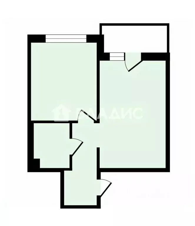 1-к кв. Санкт-Петербург ул. Бабушкина, 53 (32.5 м) - Фото 2