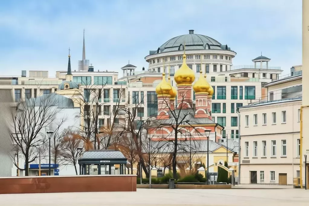 3-к кв. Москва 1-й Смоленский пер., 21 (92.4 м) - Фото 0