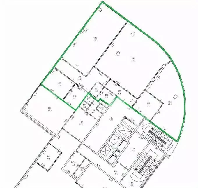 Офис в Москва Поклонная ул., 3 (292 м) - Фото 2