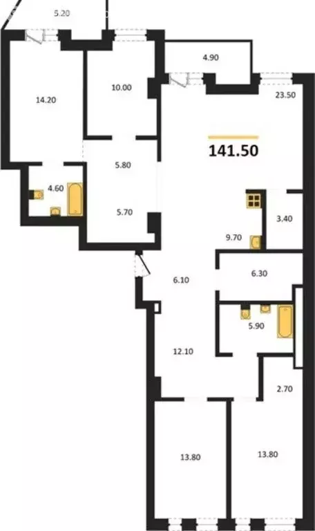 4-комнатная квартира: Самара, Галактиновская ул., 229 (141.5 м) - Фото 1
