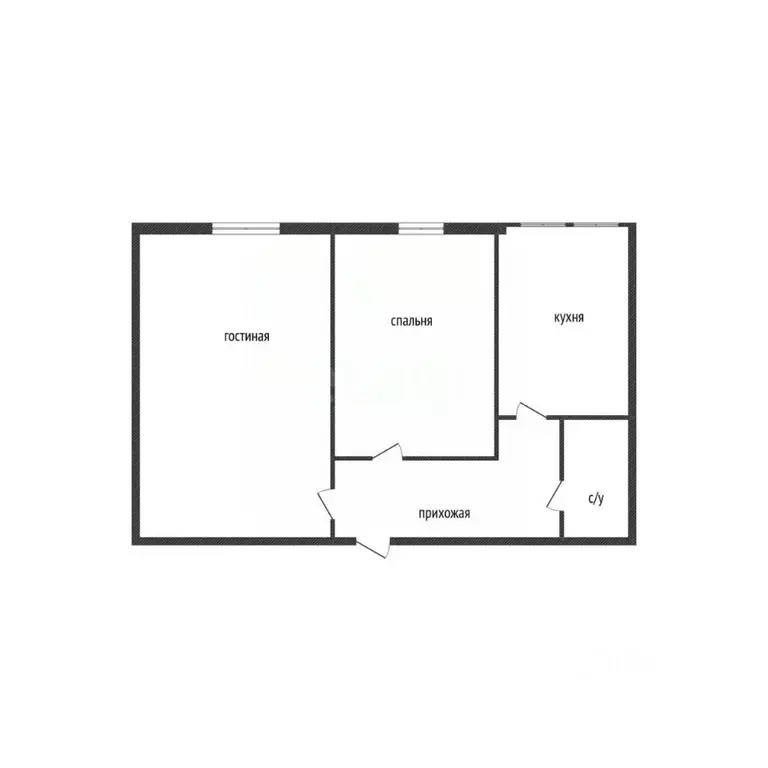 2-к кв. Костромская область, Кострома Венеция мкр, 60 (44.0 м) - Фото 2