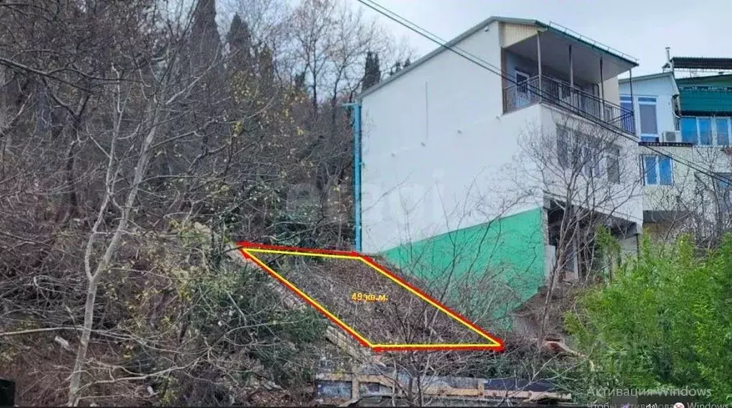 Участок в Крым, Ялта ул. Грибоедова, 18А (0.49 сот.) - Фото 1