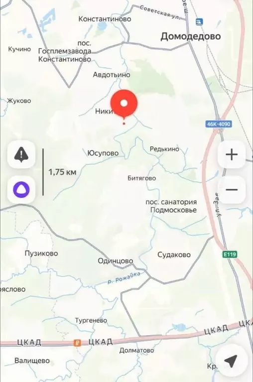 Участок в Московская область, Домодедово пл. 30-летия Победы (1000.0 ... - Фото 1