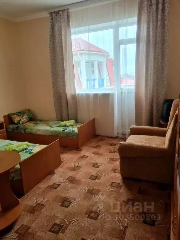 Комната Крым, Симферопольский район, Николаевка пгт просп. Нахимова, 1 - Фото 1