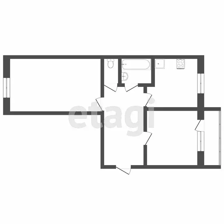 2-комнатная квартира: Ржев, улица Игоря Верещагина, 8 (44.2 м) - Фото 1
