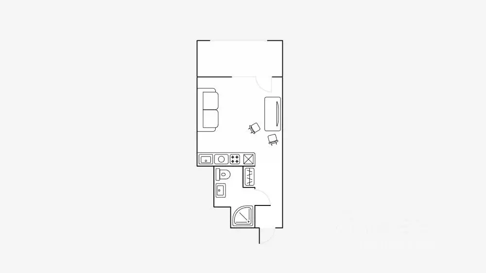 Студия Москва ул. Берзарина, 30 (21.0 м) - Фото 2
