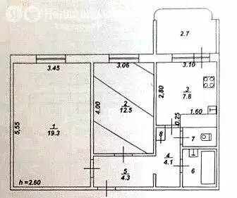 2-комнатная квартира: Тверь, улица Артюхиной, 1В (53 м) - Фото 1