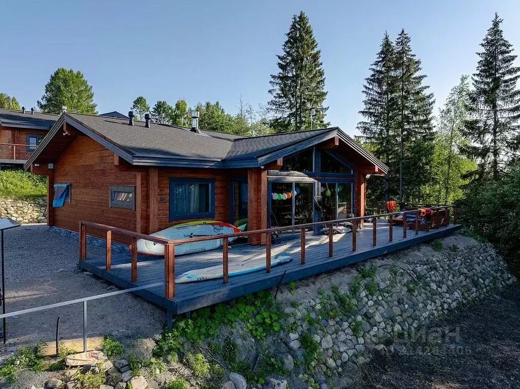 Дом в Карелия, Пряжинский район, Эссойльское с/пос, д. Сямозеро, ... - Фото 1