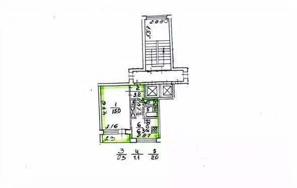 1-к кв. Санкт-Петербург просп. Стачек, 101К1 (27.9 м) - Фото 2