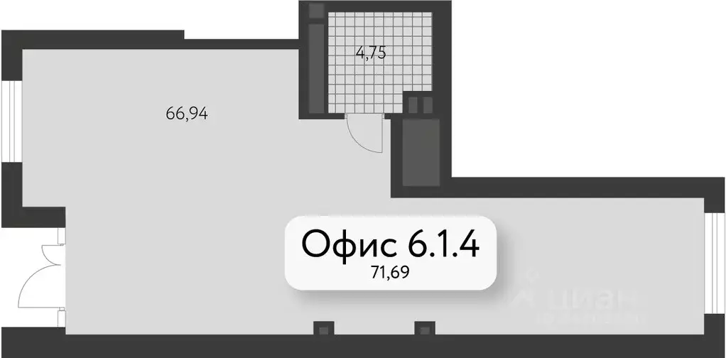 Офис в Свердловская область, Екатеринбург Академический мкр, 3-й кв-л, ... - Фото 1
