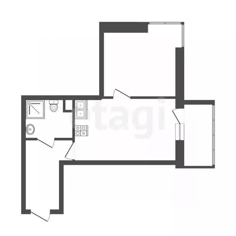 2-к кв. Санкт-Петербург Пулковское ш., 14Е (37.0 м) - Фото 2