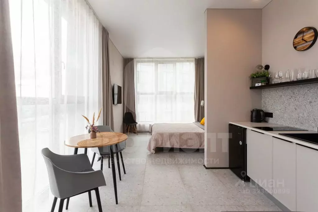 Студия Калининградская область, Зеленоградск ул. Гагарина, 85к3 (28.0 ... - Фото 2