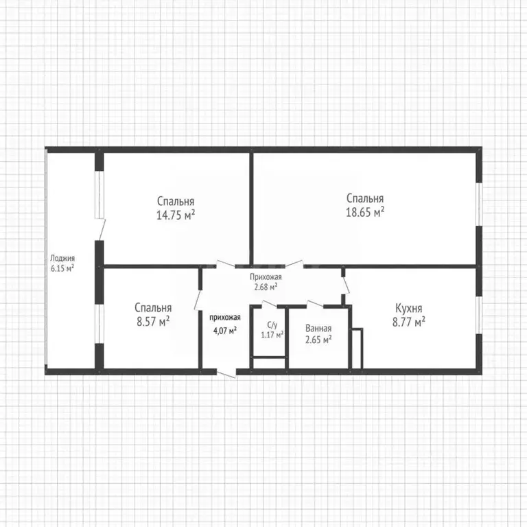 3-к кв. Краснодарский край, Краснодар городской округ, Ленина хут. ул. ... - Фото 2