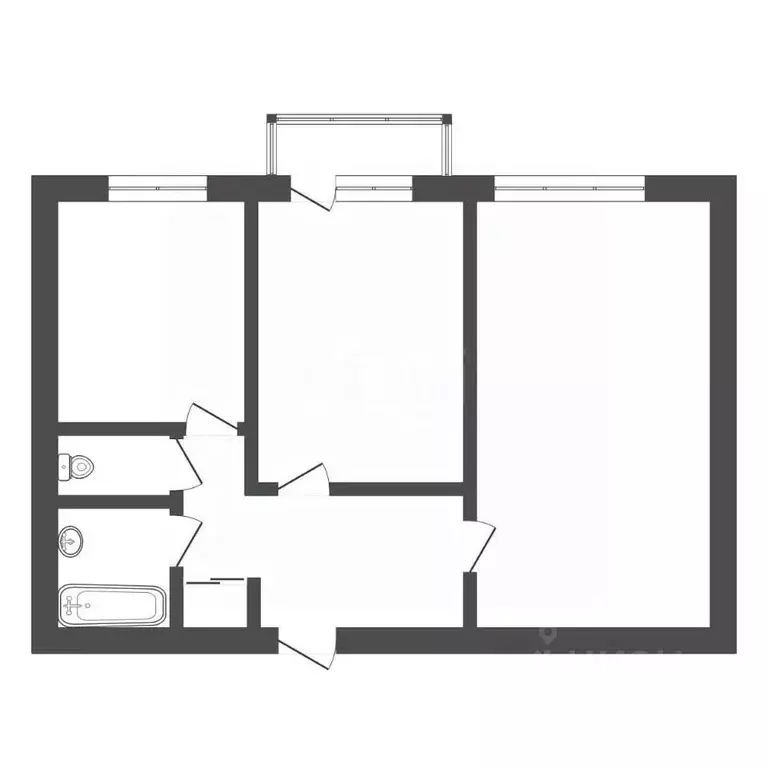 2-к кв. Амурская область, Тында ул. Красная Пресня, 9 (42.0 м) - Фото 2