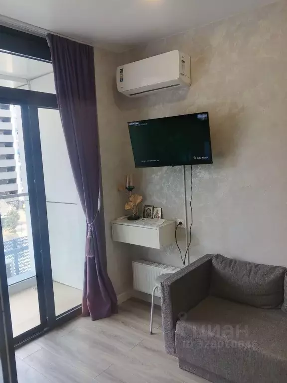 Студия Краснодарский край, Сочи Бытха мкр, ул. Ясногорская, 16/2к2 ... - Фото 1