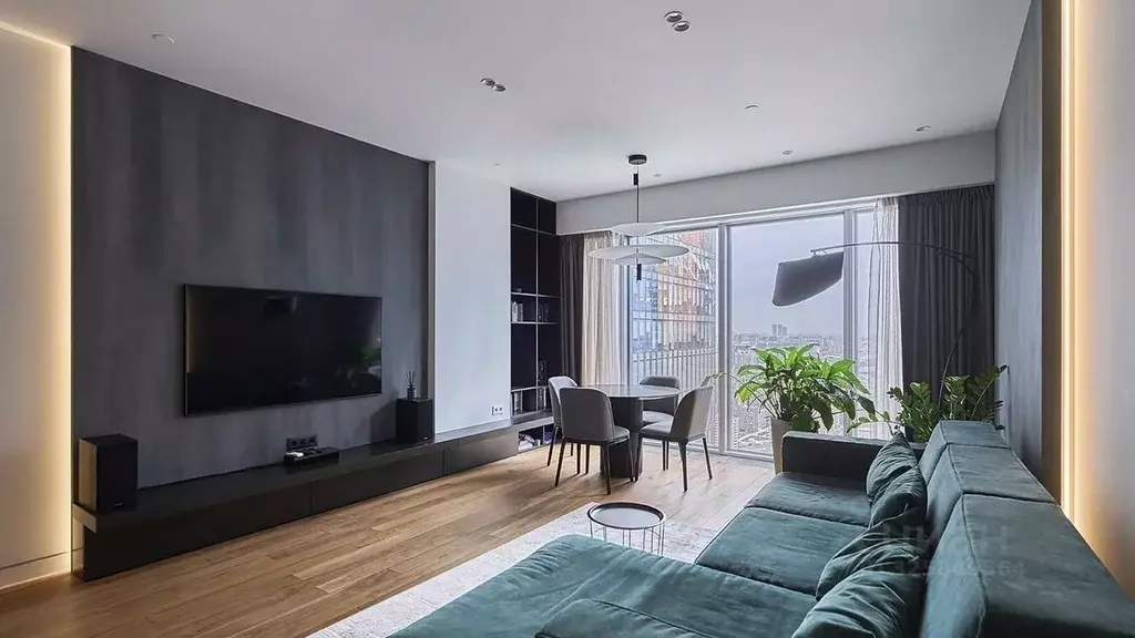 2-к кв. Москва 1-й Красногвардейский проезд, 21с1 (92.0 м) - Фото 2