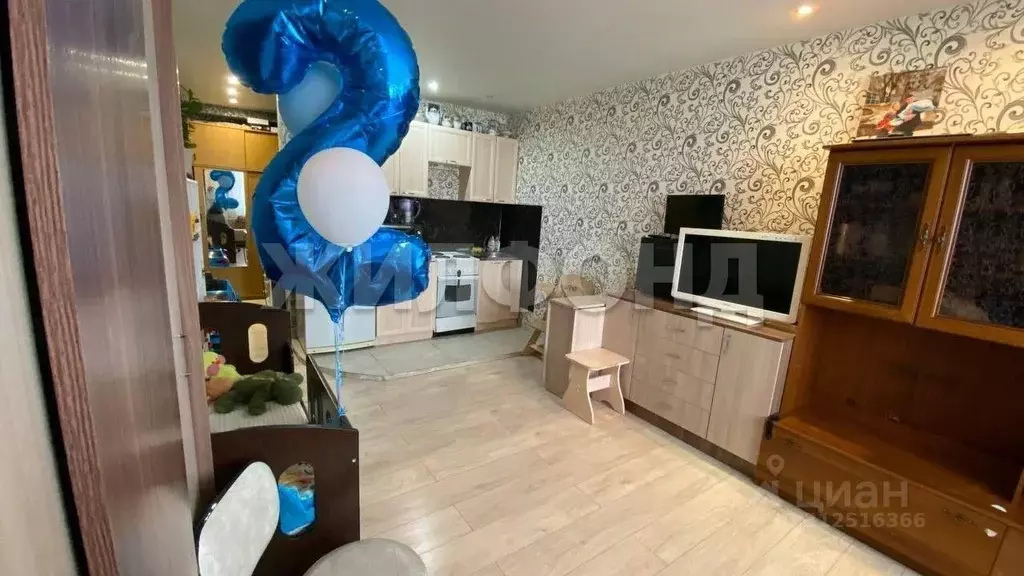 1-к кв. Новосибирская область, Новосибирск ул. Виктора Уса, 13 (31.0 ... - Фото 2