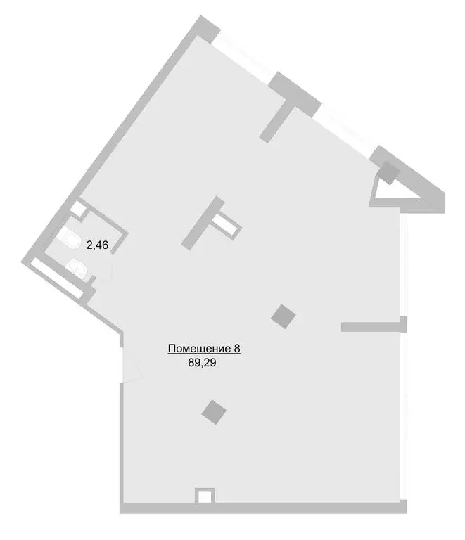 Офис (89.29 м) - Фото 1