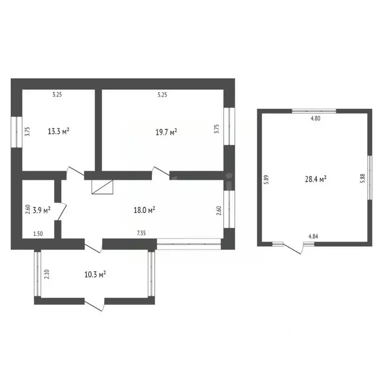 Дом в Крым, Кировский район, Первомайское с/пос, с. Ключевое ул. ... - Фото 2